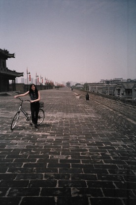 Amy on the Xian city wall.jpg
